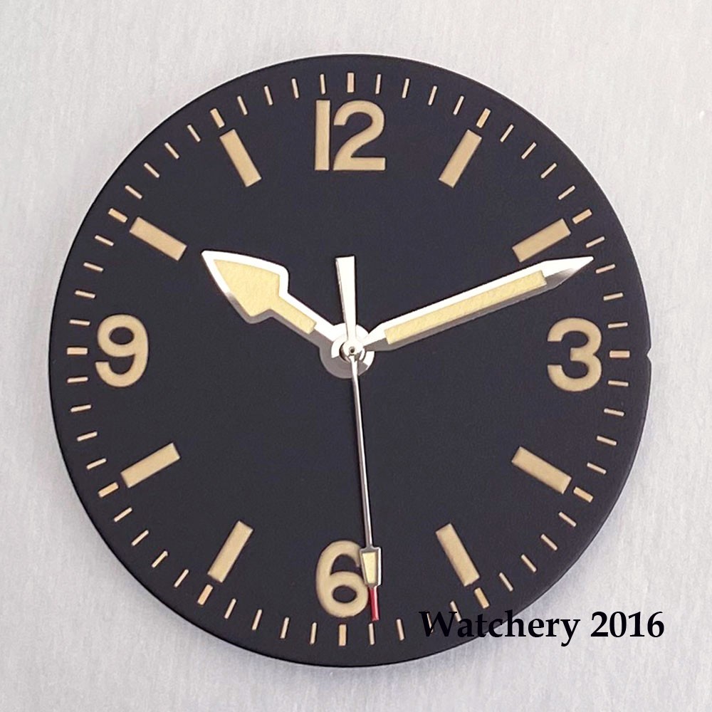 29mm Black/Beige Watch dial Face For NH35 ETA 2824 PT5000 Miyota 8215 Luminous