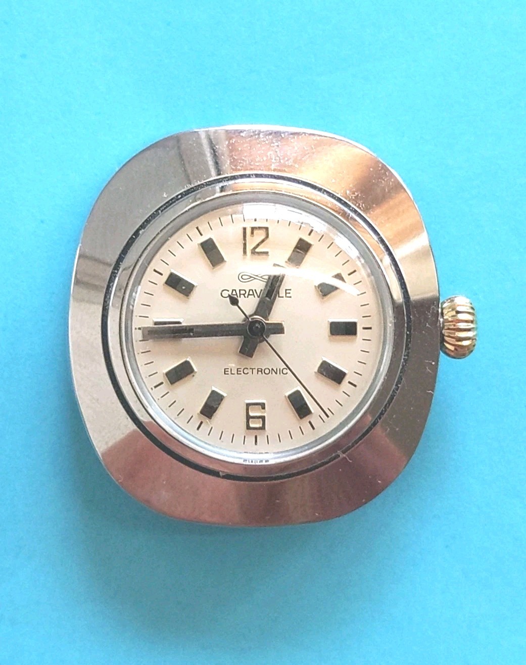 NOS Eta Cal. 9200, Caravelle 6UDC Watch Head Dial,Hands,Crown. Sets, Runs 2 Week