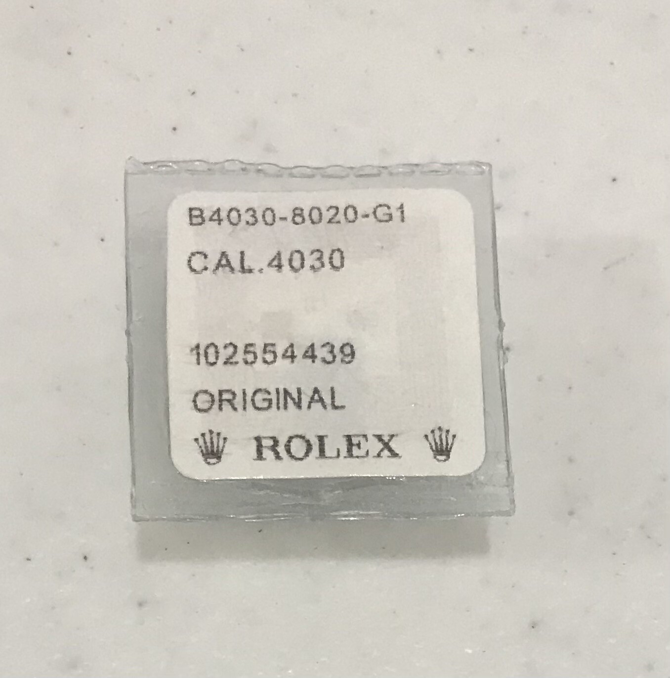 Rolex Calibre 4030 Minute Counting Wheel 4030-8020 – New Sealed Package