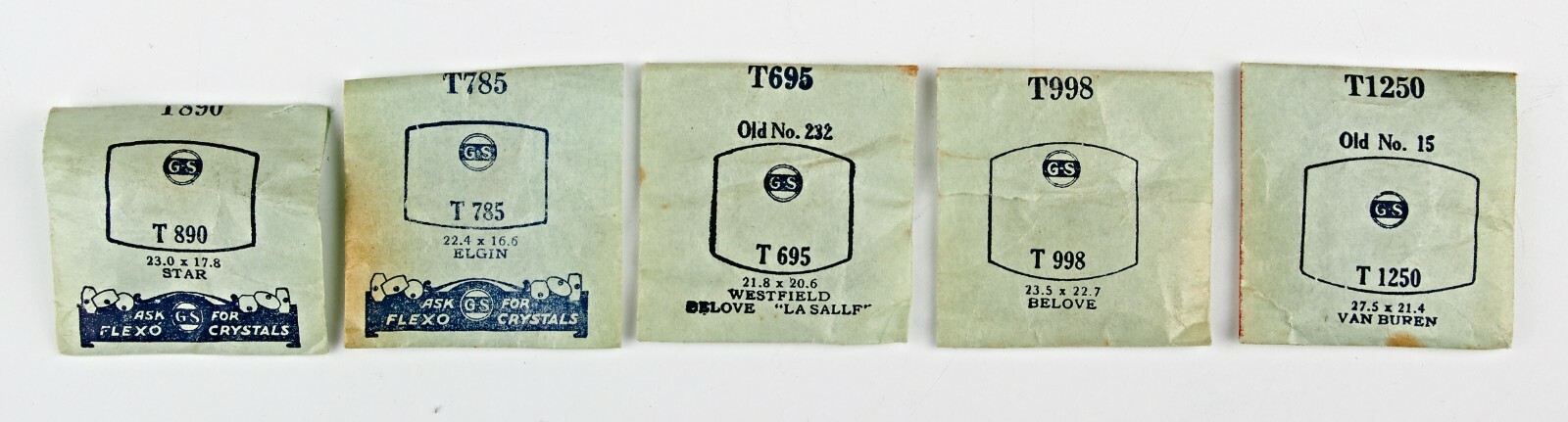 *GS Germanow-Simon Replacement Crystals T695, T785, T890, T998, T1250