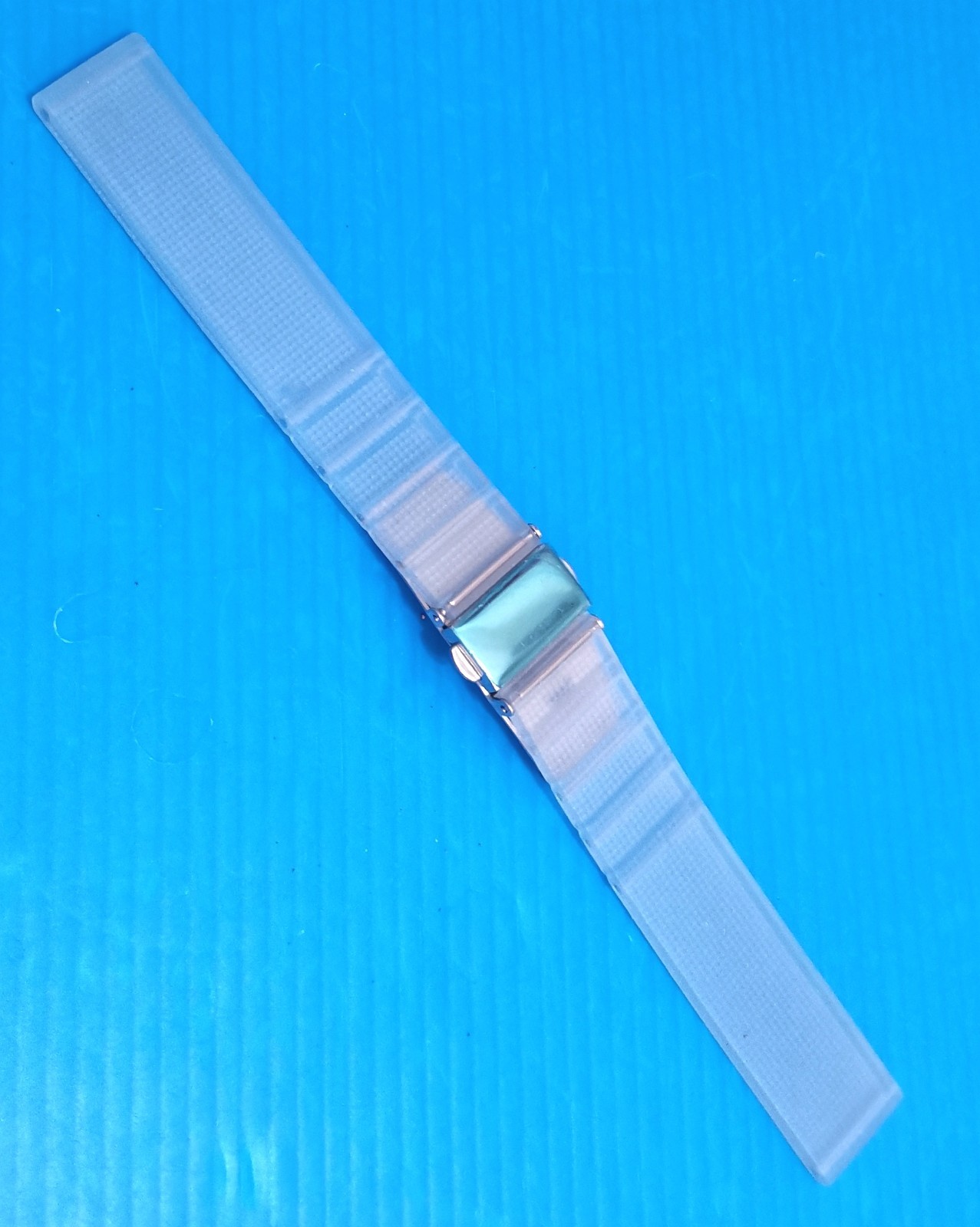 generic high quality clear silicone strap fold over or folded, 16mm