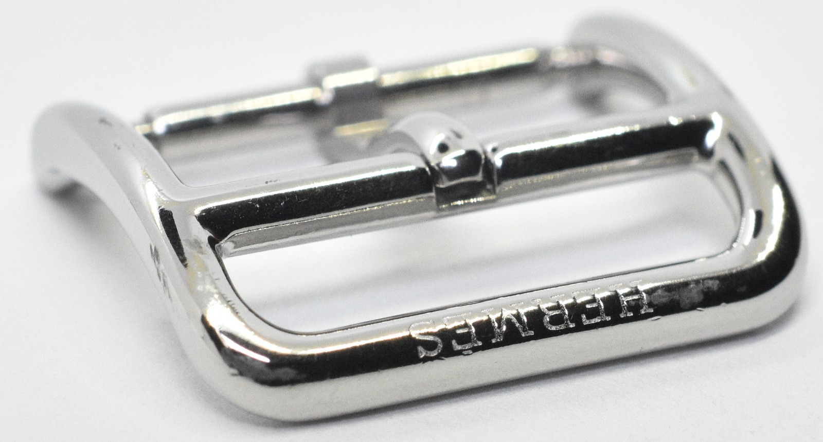 Hermes 17mm Steel Pin Tang Buckle Watch Clasp