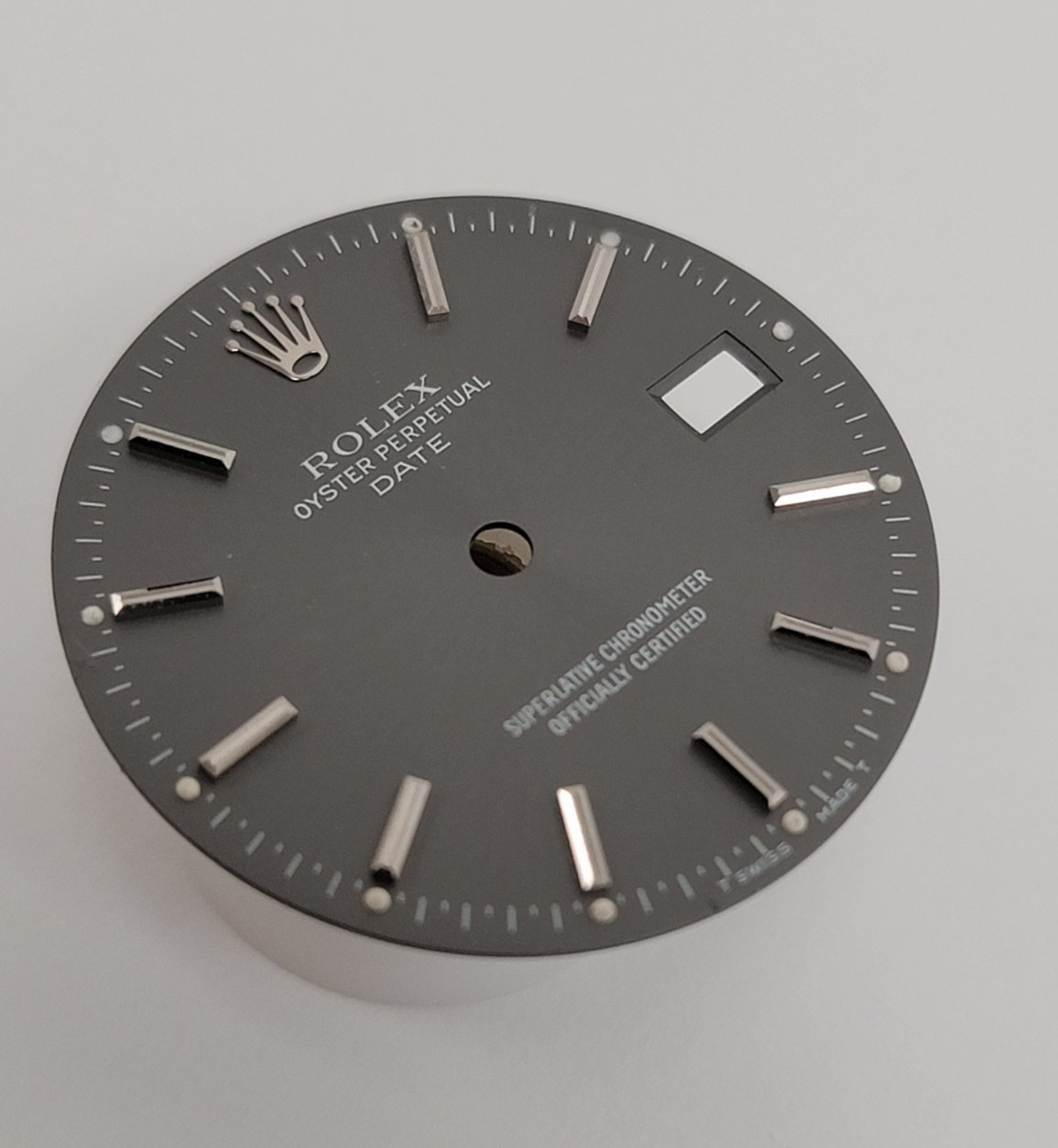 Genuine Factory Rolex Dial Slate Stick Date 34mm 15000, 15010, 15210