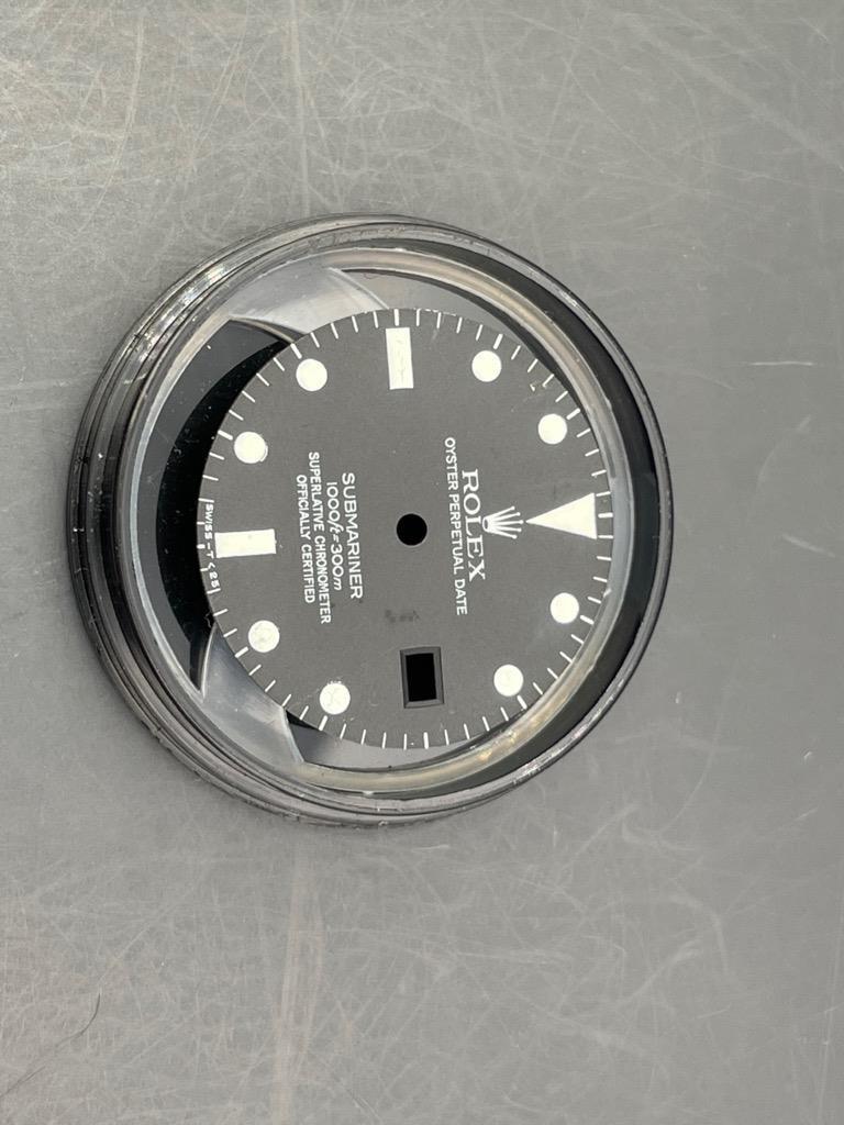 NOS Rolex Serviced Dial for Rolex Subs ref 16800, 168000 and early 16610
