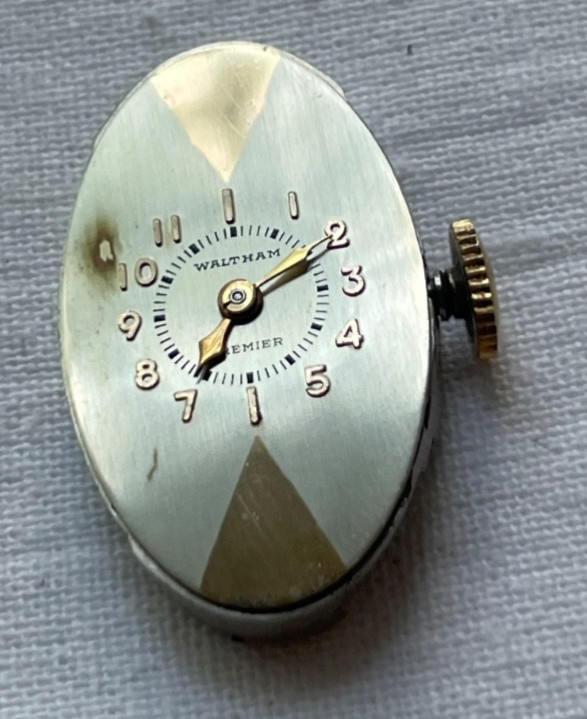 Waltham Premier rare dial – movement for ladies watch RUNS, lot 2606