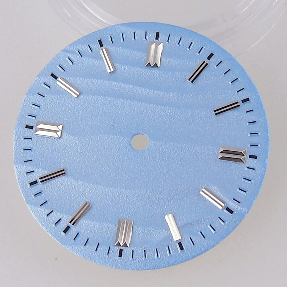 29mm Sand Watch Dial Hand MOD Blue White Brown Fit NH35 NH38 PT5000 Watch Part