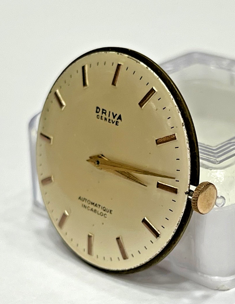 Dial & Movement Manual Eta 2390 Driva Geneve Jewels 17 Swiss Made Running