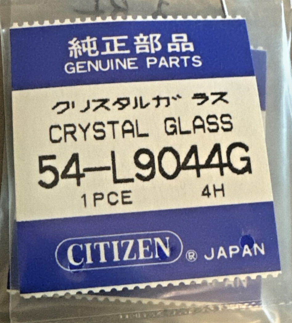 Citizen 54-L9044G Original Mineral Glass Pro-Master 4-H24946 Eco-Drive B870