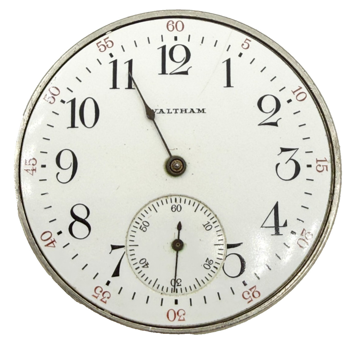 Antique 1908 12s 17j Waltham 203 Pocket Watch Movement