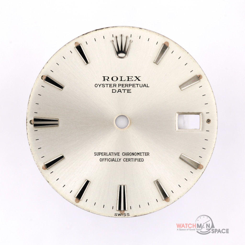 Vintage Men’s Rolex Date NQ 34mm 1500 1501 1503 Silver Stick Dial S/S #L46