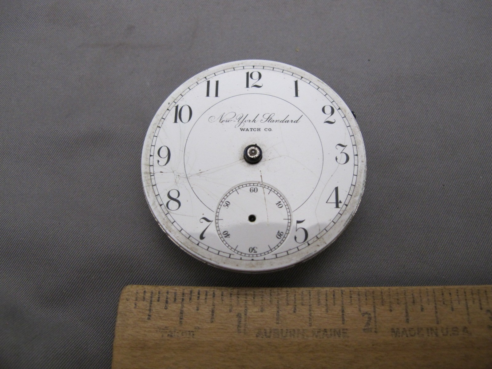 NEW YORK STANDARD 18S 7J Pocket Watch Movement-Grade 31 Model 4-Parts/Restore