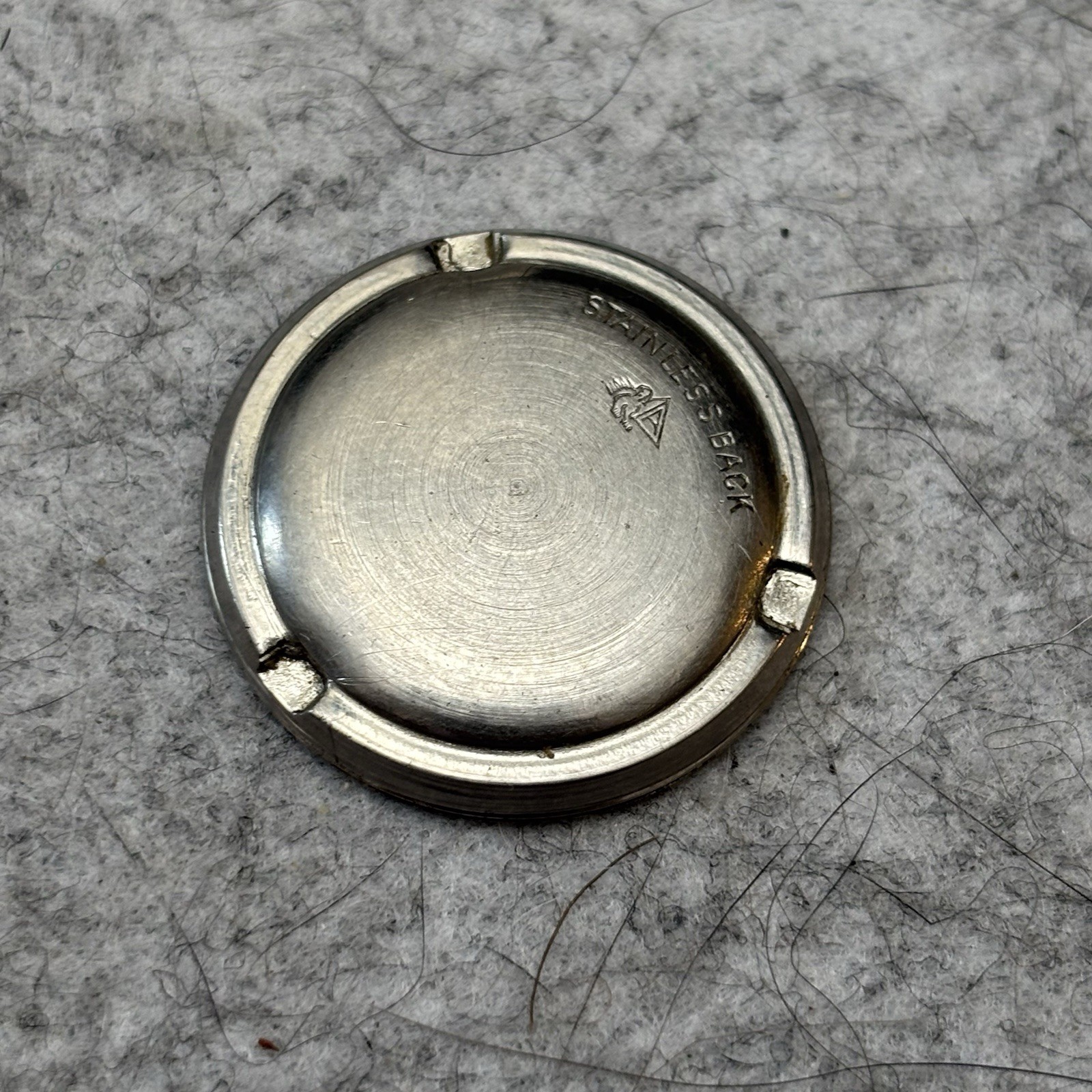 Vintage Crawford 17j Watch Movement Parts/Repair Roman Military Dial 23mm