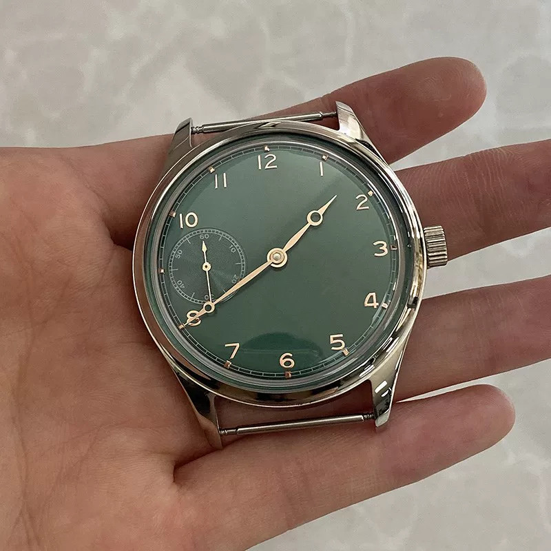 42mm Stainless Watch Case ST3600 Movement Manual Mechanical Movement 37MM Dial