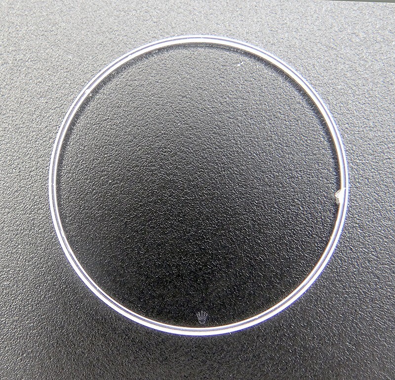 Genuine Rolex Date 34mm Cyclop Sapphire Crystal fits 15000 15203 15210 115200