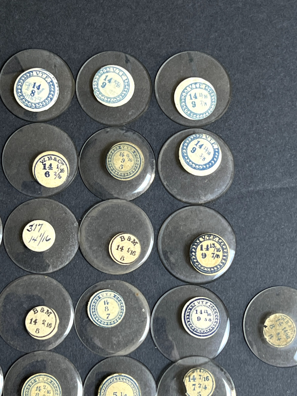 LOT OF 50 GLASS POCKET WATCH CRYSTALS SIZE 14 REPLACEMENT PARTS