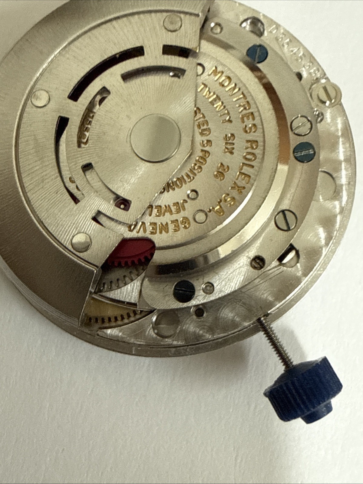 GENUINE Rolex 1556 Non Quick Set Complete Movement Perfect Working Condition