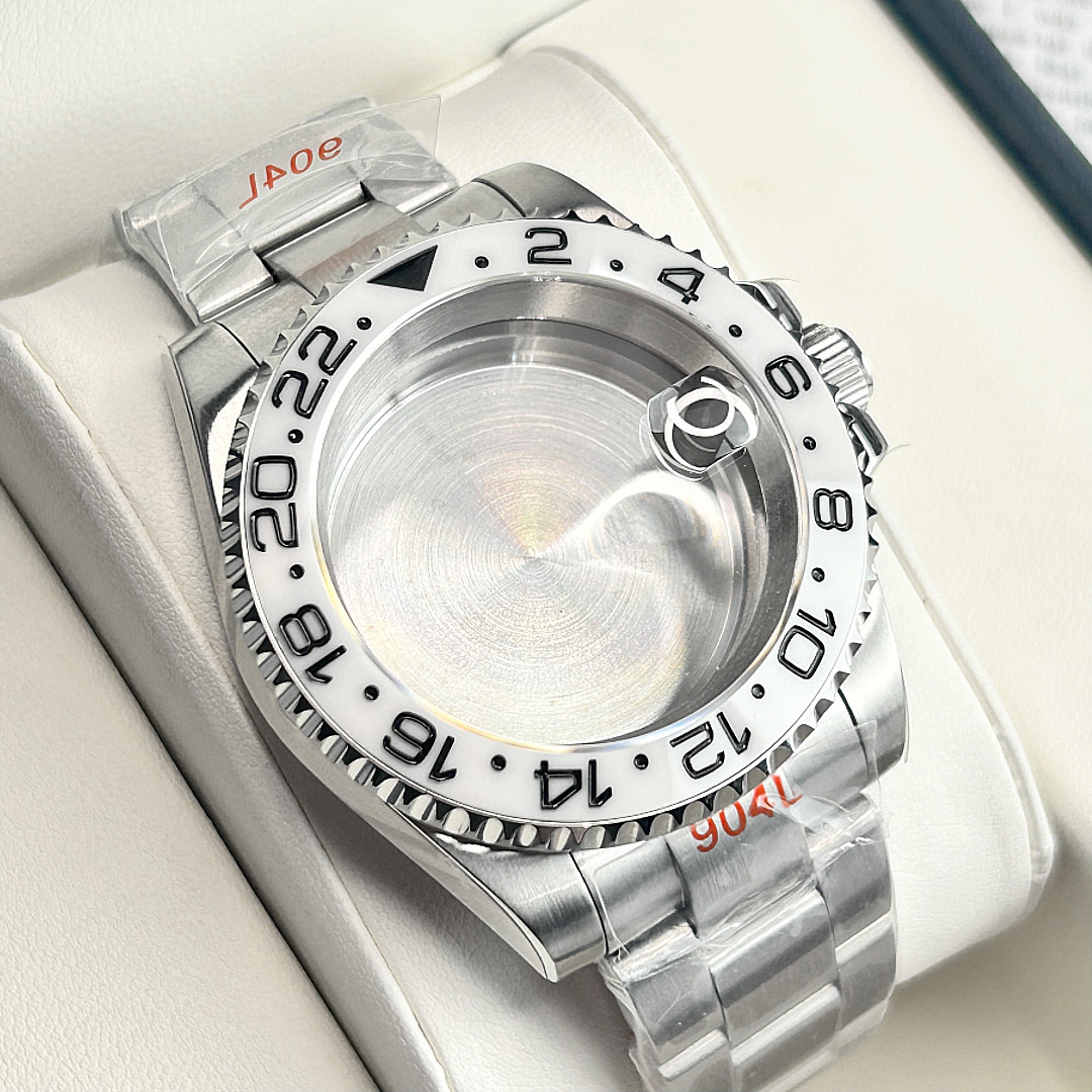 40mm Sapphire Glass Steel Watch Case for NH34 Nh35 NH36 Movement Watch Modified