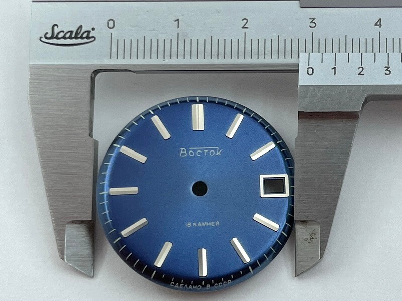 Vostok Amphibian Anti-Magnetic 200M/20ATM Russian 29.5mm Dial (Watch Face) NEW!!