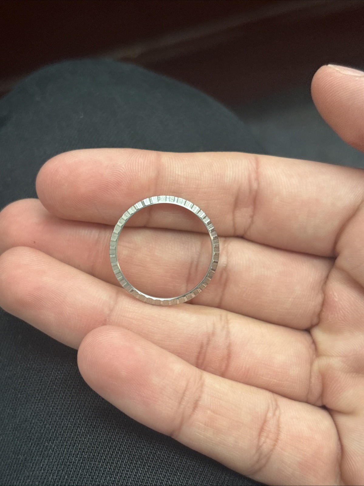 Rolex Bezel For A 28mm Watch as Is Stainless Steel Bezel