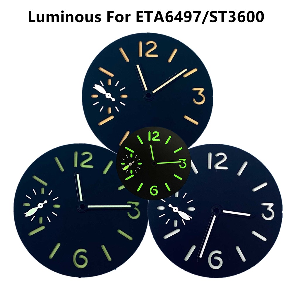 1.36in Watch Dial Luminous Watch Hands for ETA 6497 ST3600 Movement Watch Parts