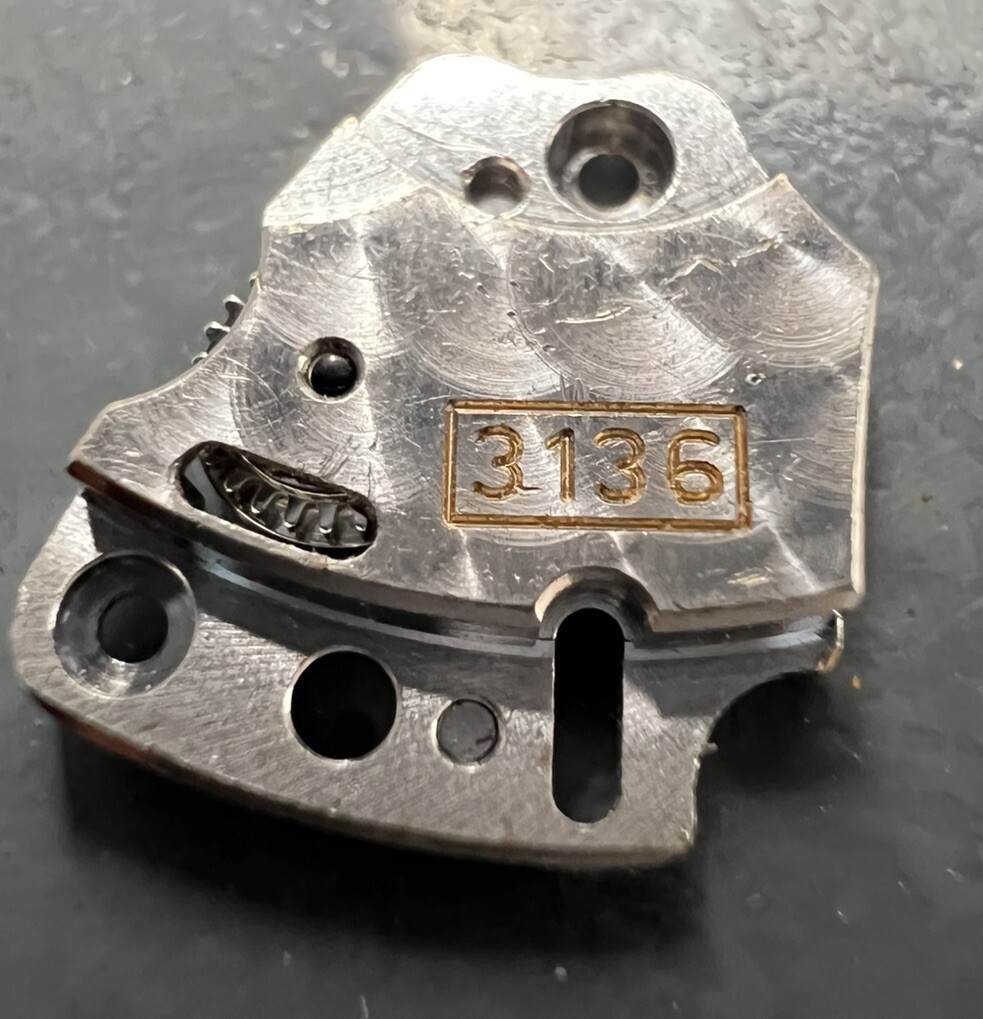 Rolex watch parts 3136-130 winding bridge Part 130 Original. Working