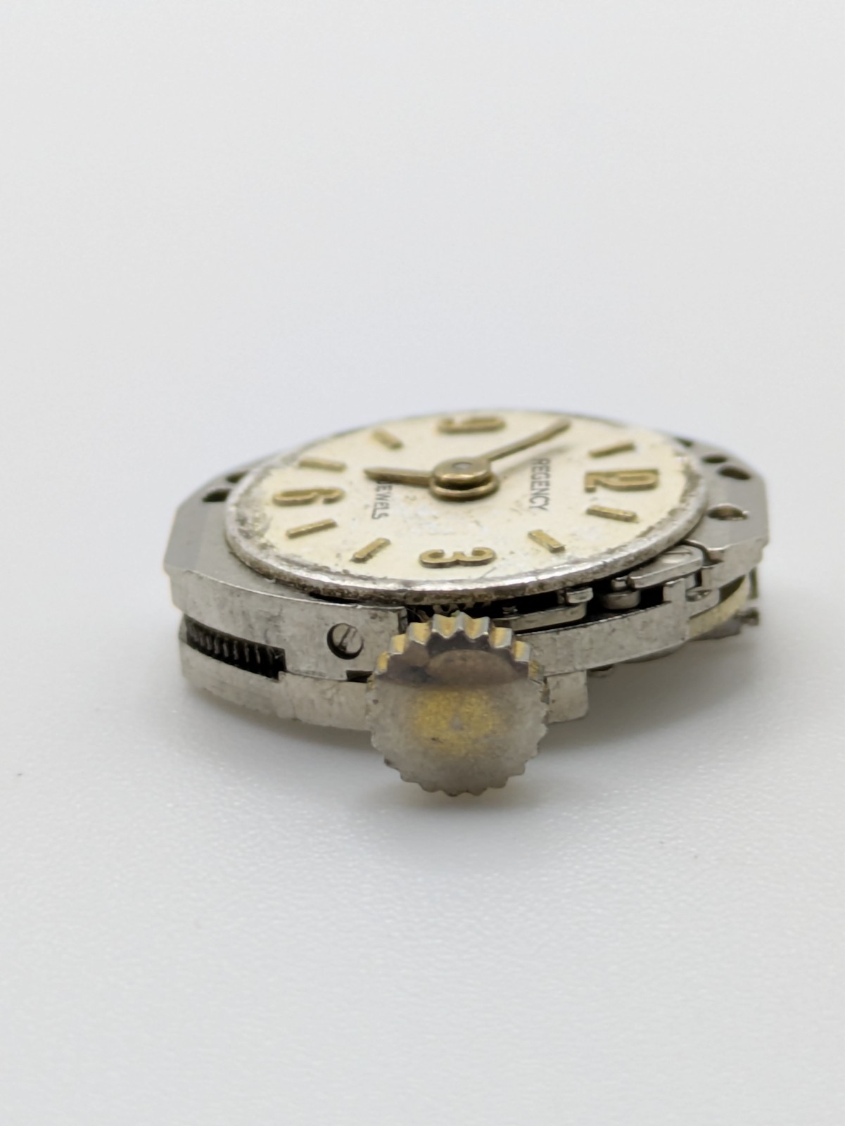 AS 1677 Regency Manual Watch Movement 17 Jewels Bad Balance Parts Repair 15.8mm