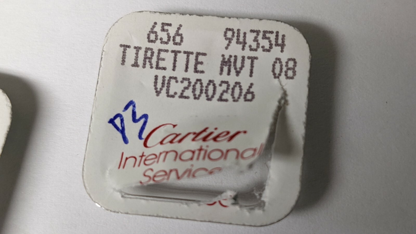 Cartier Watch Parts, Cartier Cal 83 443 Detente / Setting Lever, Genuine watch r