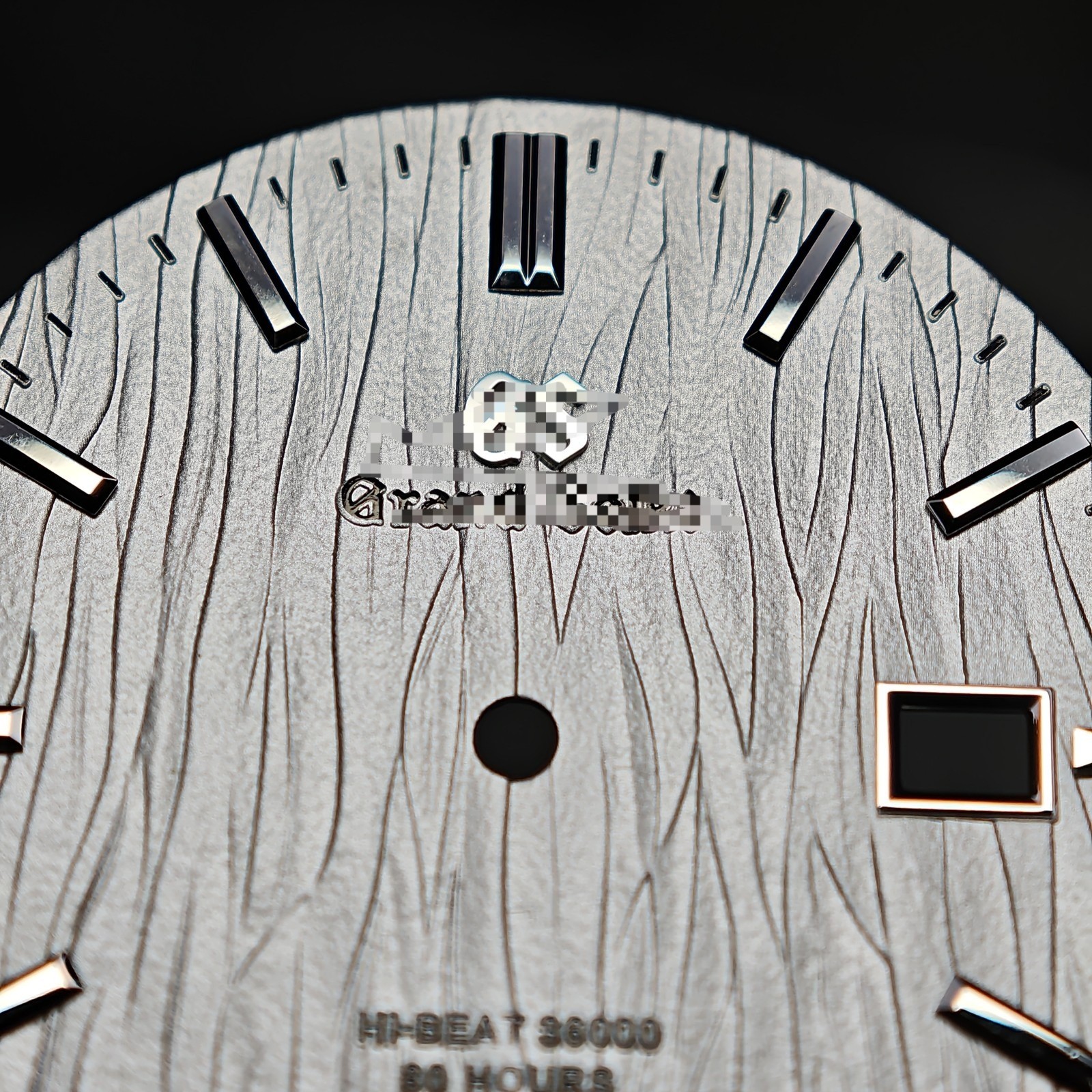 32.3mm Birch Forest Pattern Watch Dial Date No Lume for Nh35 ETA2824 Movement