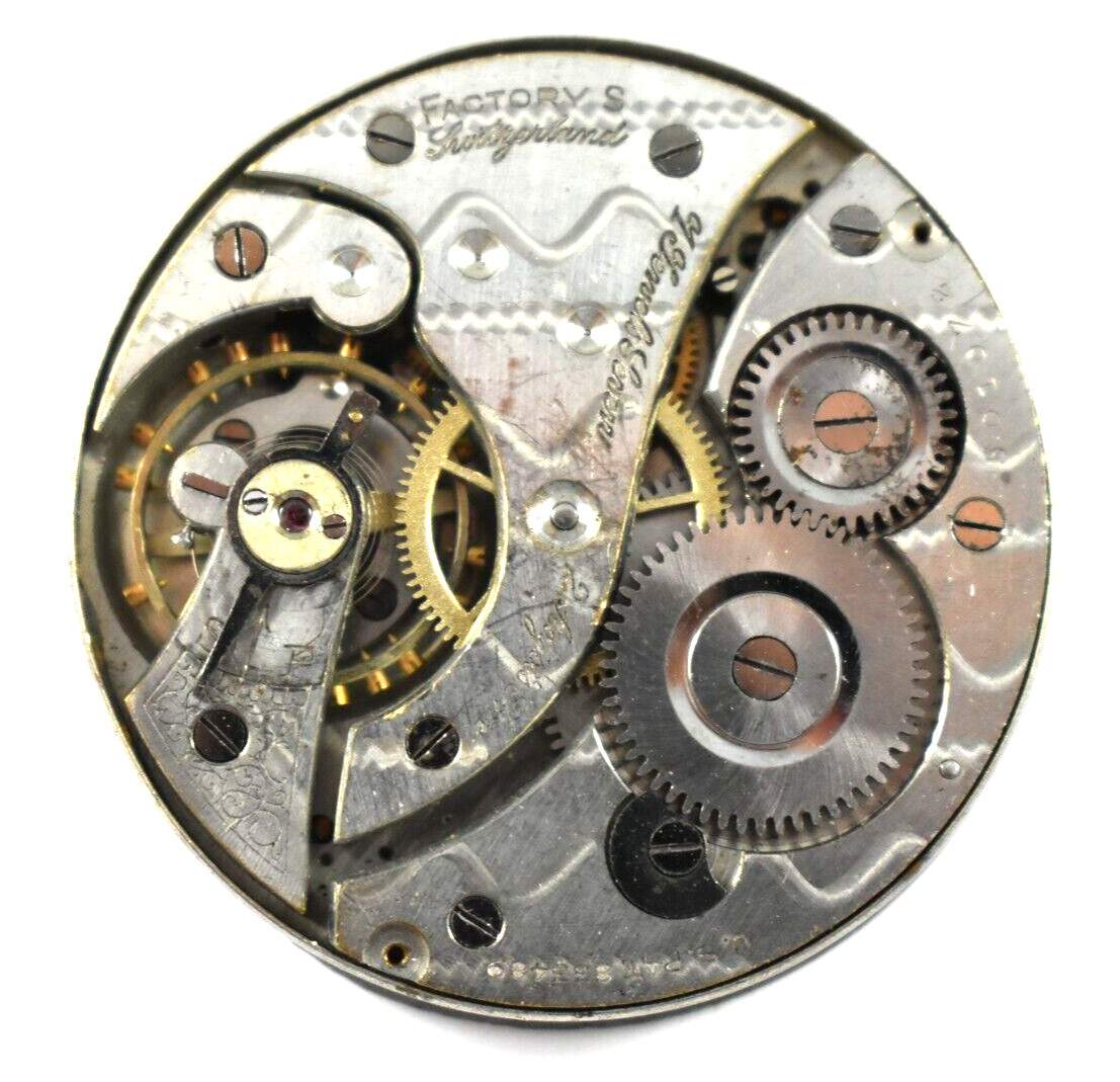 Vintage Telefone Watch Co New York 42.88mm Hunting Pocket Watch Movement lot.ed