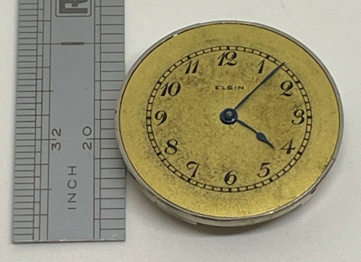 Elgin Movement Double Roller USA
