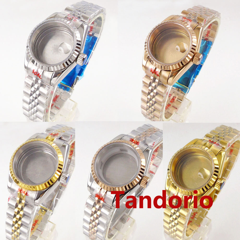 New 26mm 316L Stainless Steel Watch Case Fit Japan NH05A NH06A For Ladies Watch