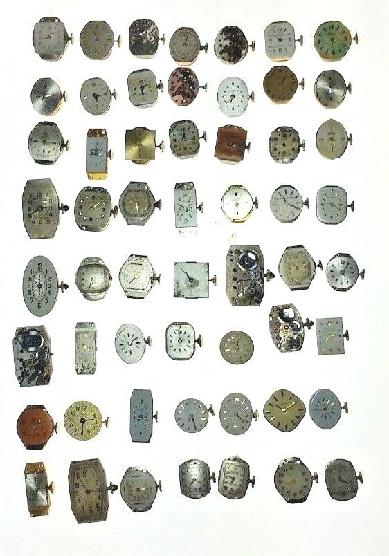 Ladies Antique Vintage Winding Watch movement For parts ,Replacement Varieties