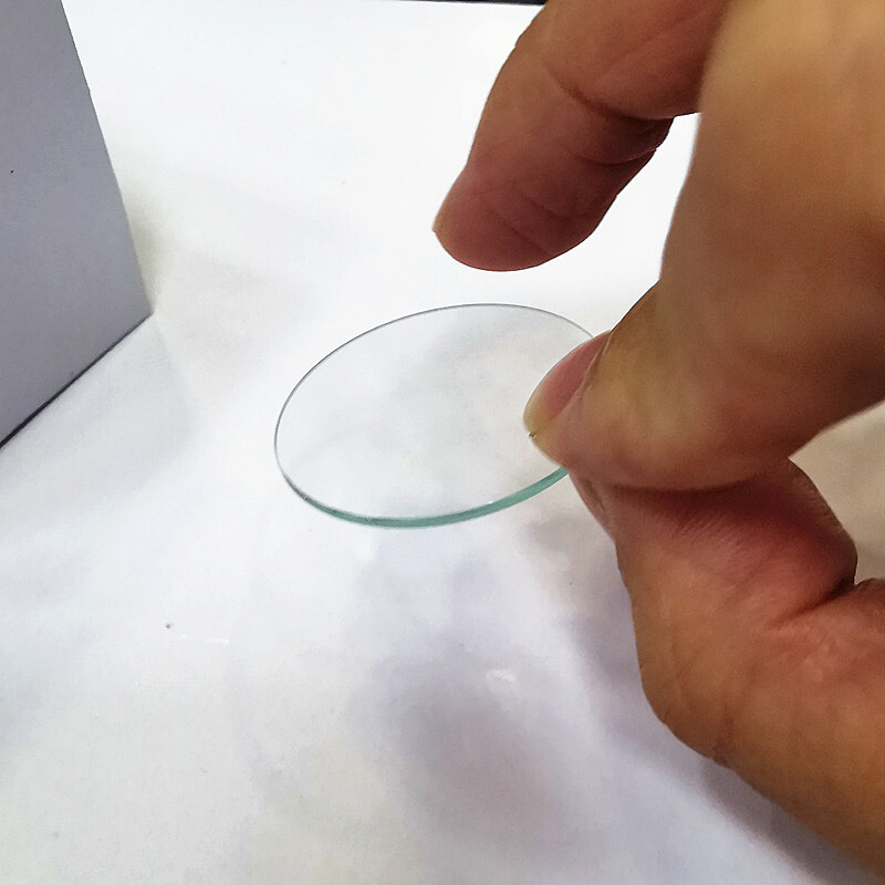 Flat Watch Glass Replacement Crystal Thick 1mm/1.2mm/1.5mm/2mm Size 30-40mm