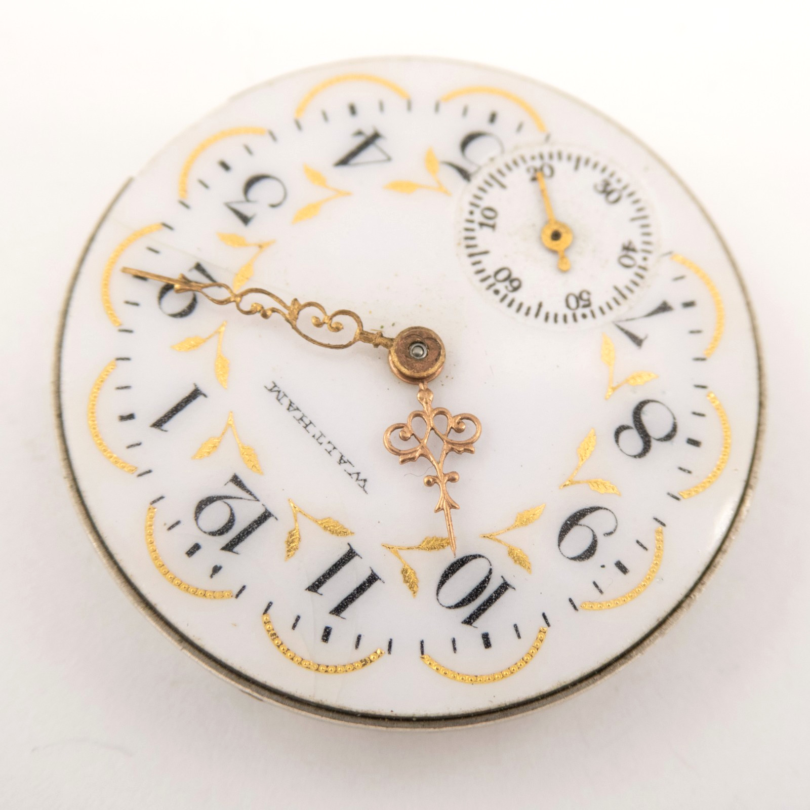 Waltham Grade Seaside Model 1891 0-Size 7-Jewel Antique Pocket Watch Movement