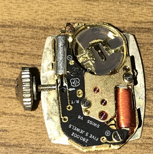 Hamilton five jewel 280002 Serial Number Quartz Watch Movement