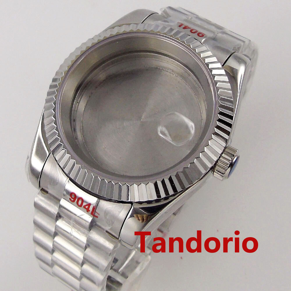 36mm/39mm Steel Bracelet Steel Case Sapphire Glass Fit NH34 NH35 MIYOTA ETA2836