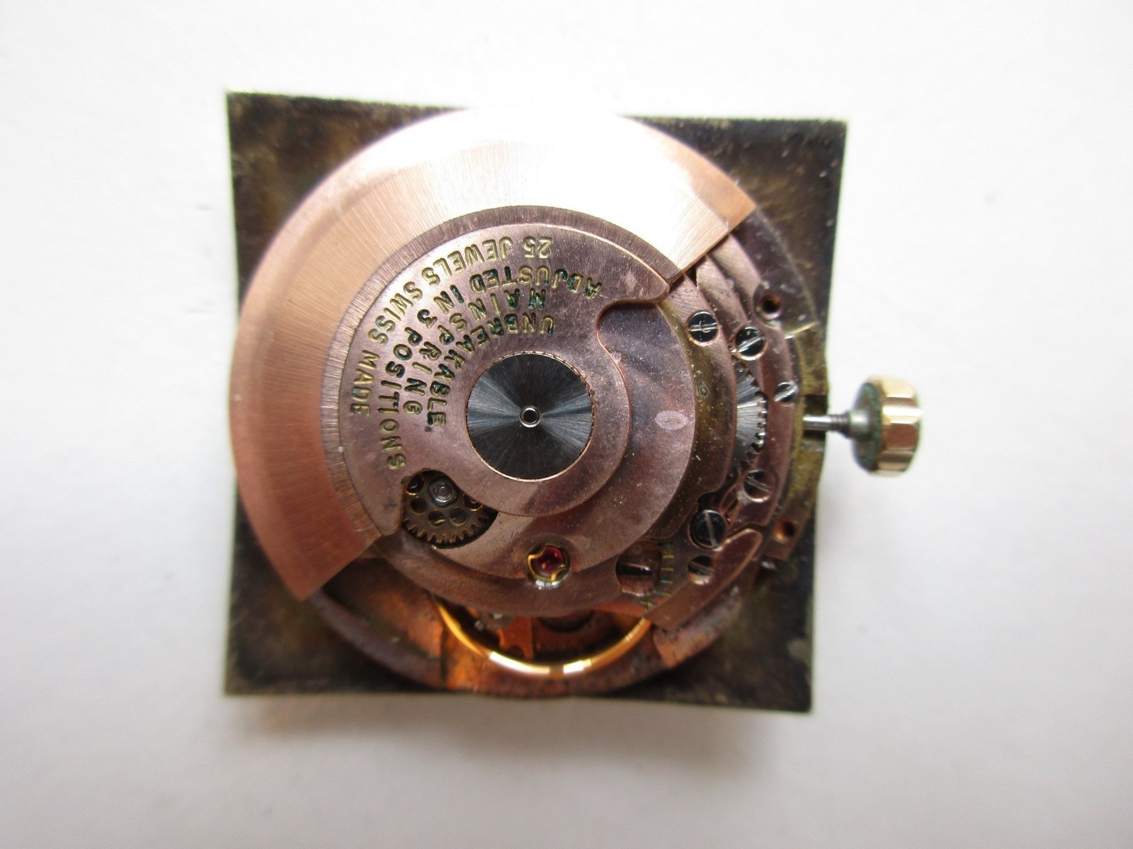 ETA cal. 2452 Swiss automatic watch movement adj. 3 pos – running