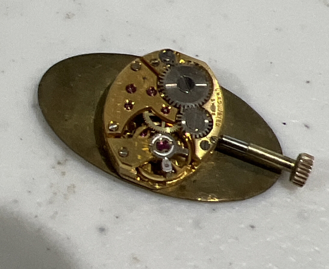 Baume Mercier Movement With Tigers Eye Stone Dial Authentic Original