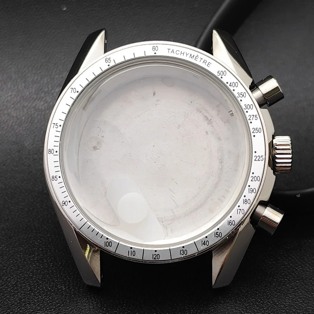 39.7Mm Men’S Watches Metal Case FIT VK63 Movement Watch Case Accessories Sapphir