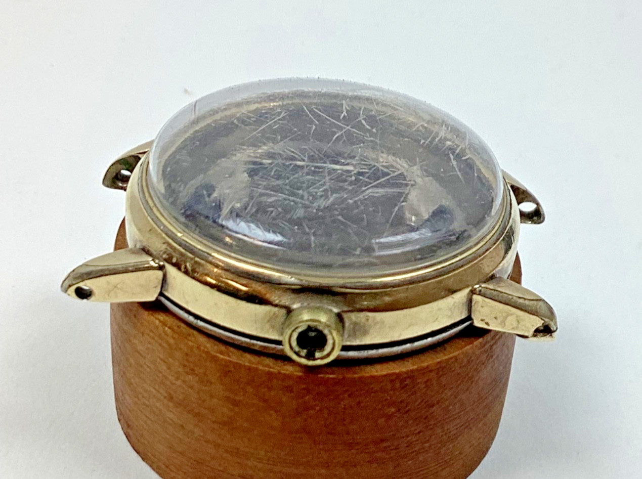 WWII Era Boulevard Military 10K GF Wrist Watch Case 31MM Case with Band