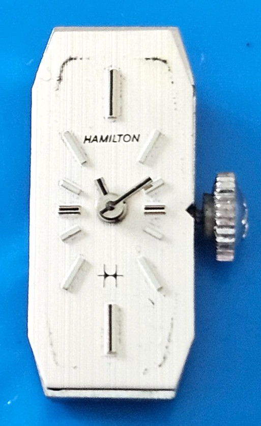 HAMILTON 609 17J Watch Movement (REMOVED FROM GOLD CASE/BALANCE RUNS) lot36