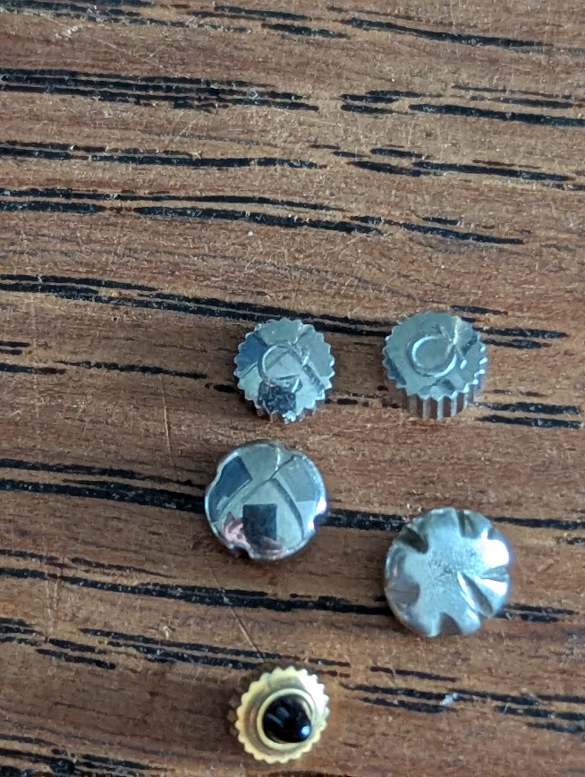 Omega Watch Crowns, Used / Damaged, for Repair, Watchmaker Parts #S815