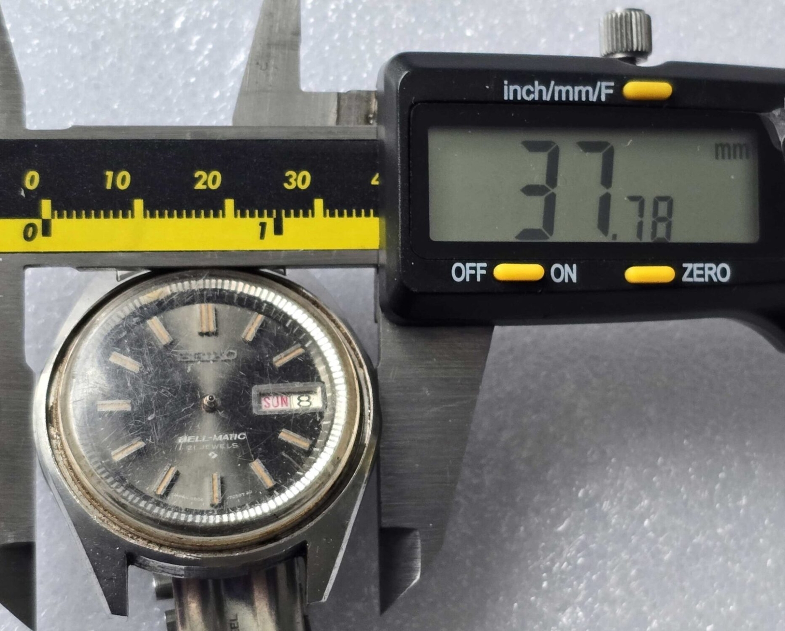 VTG DIANI SEIKOSHA BELL-MATIC Steel Watch. Ref: 4006-7029. Cal: 4006A. For Repai