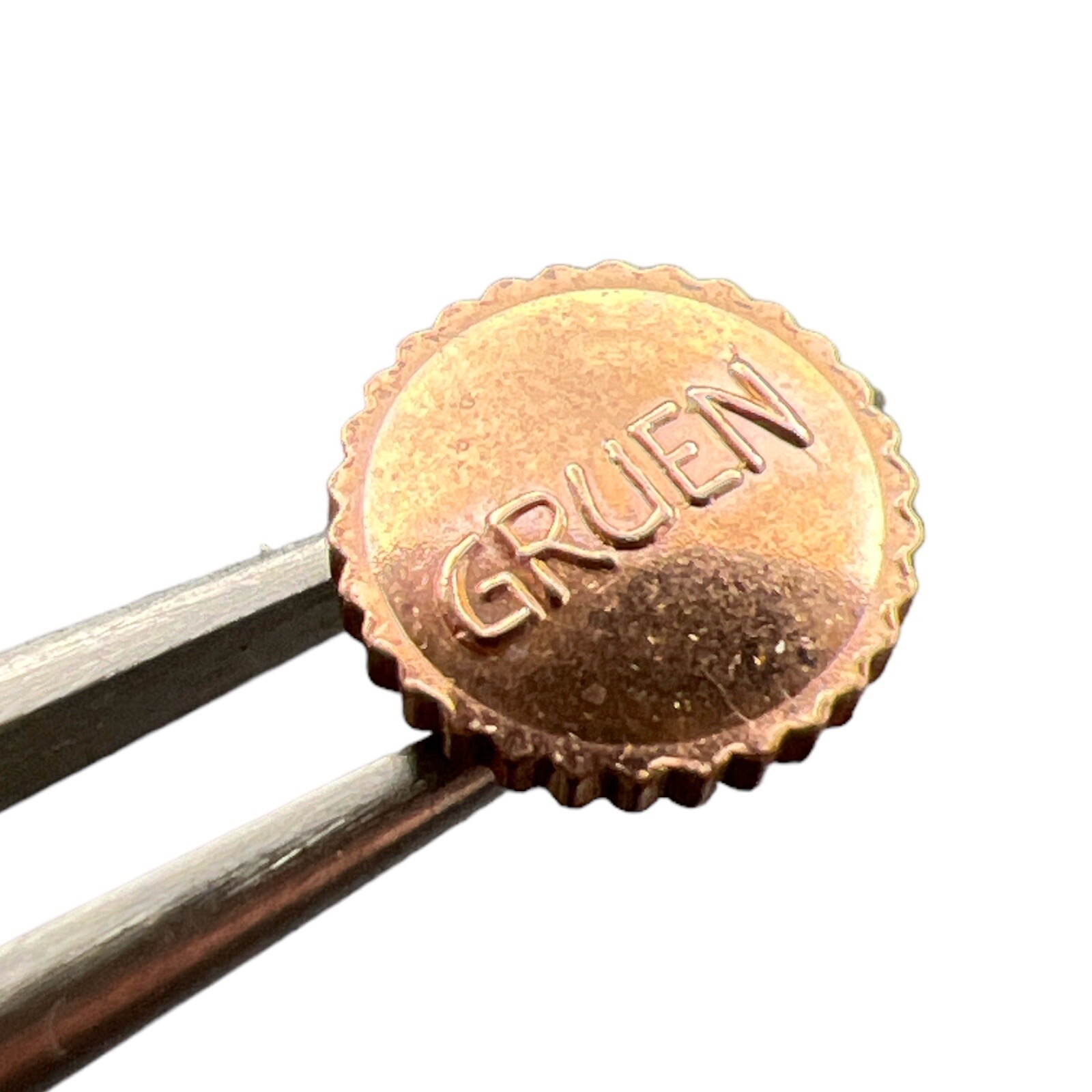 Gruen 200 CROWN Watch Material Part Signed Pink Tap 11 ORIGINAL NOS Part No. 42