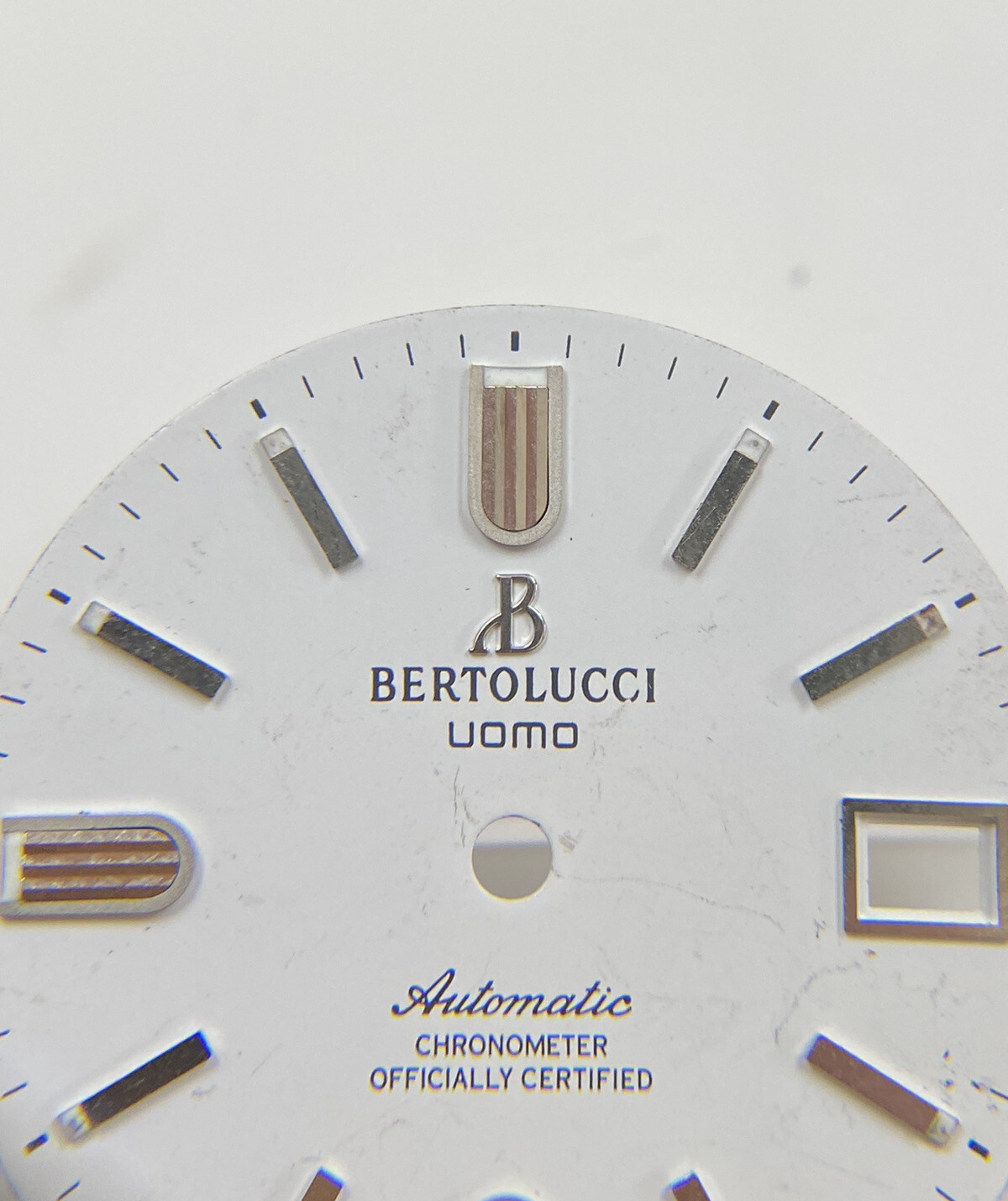 Original Bertolucci Uomo Automatic 28mm White Dial Ref: 884.55.41.10B