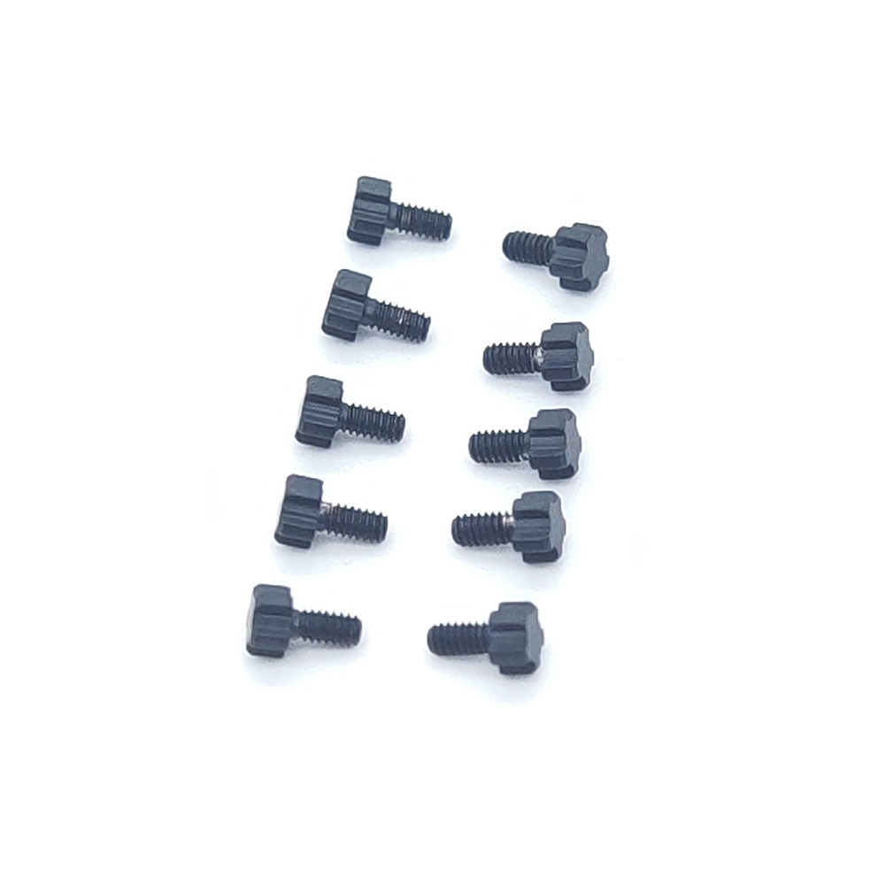 10 Piece 3.76mm 2.39mm 1.2mm 5 Star Black Screws For Richard Mille Watch Case