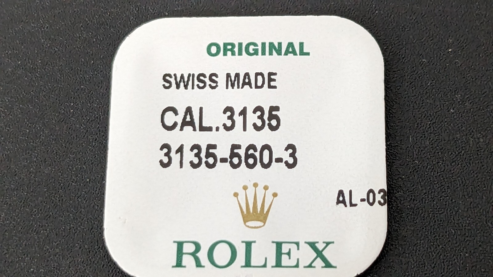 Genuine Rolex 3135 560-3 Spring Clip For Oscillating Weight Sealed package