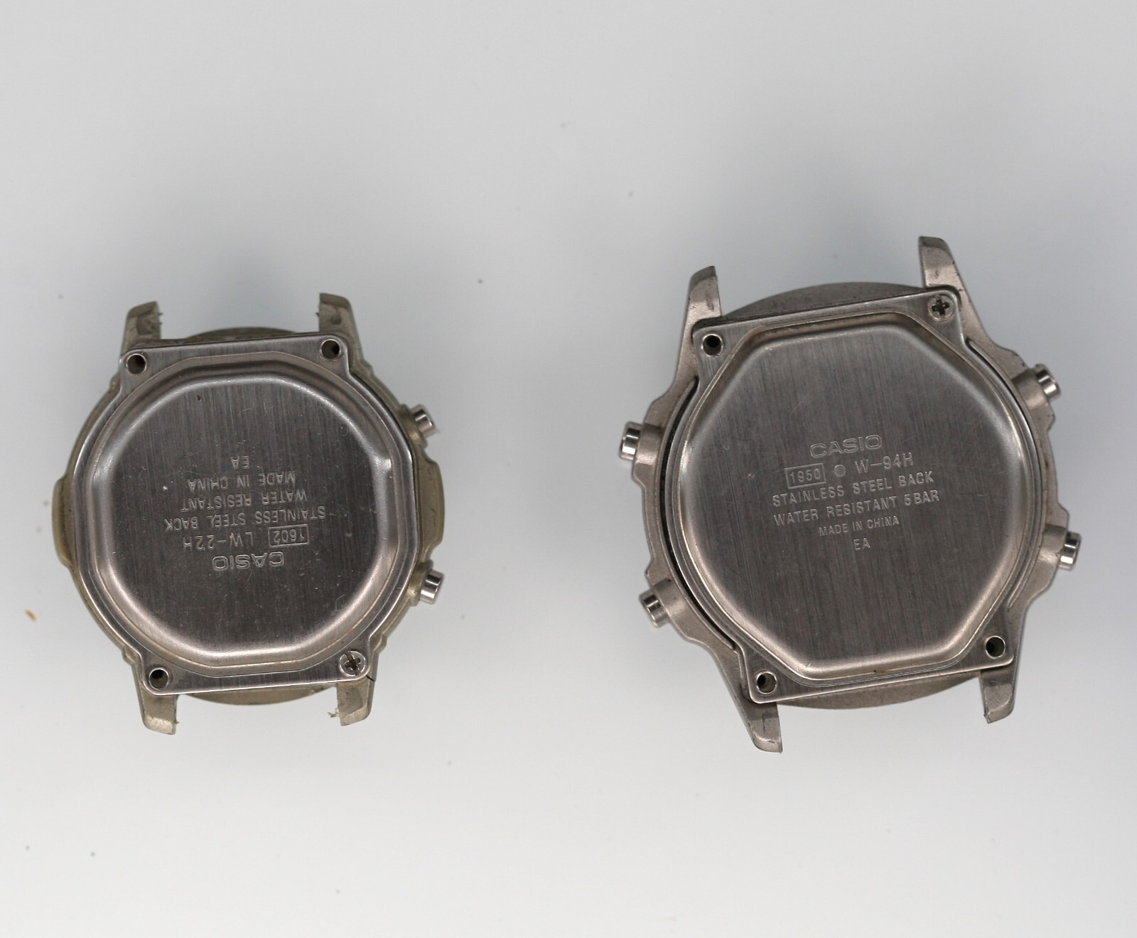 Casio Watch Men W-94H Women LW-22H Plastic Battery WR NON-WORKING Parts