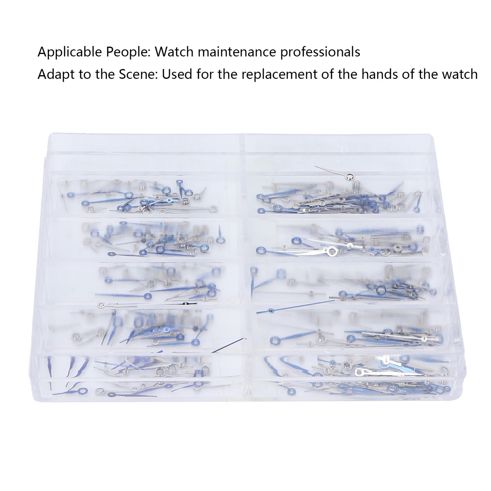 Quartz Watch Hour Minute Hands Replacement Watch Hands For Watch Movement (Blue)
