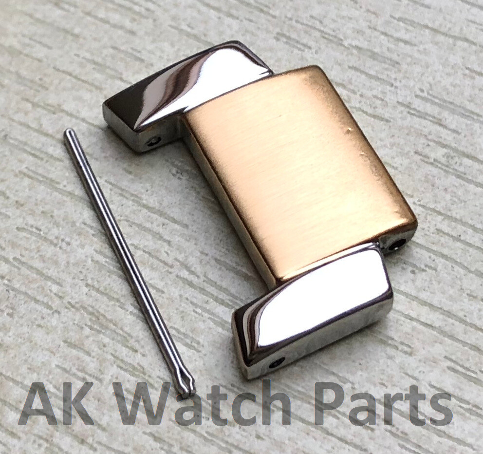 Yellow Gold & Silver Spare LINK Fits Emporio Armani AR2449 Watch spare strap